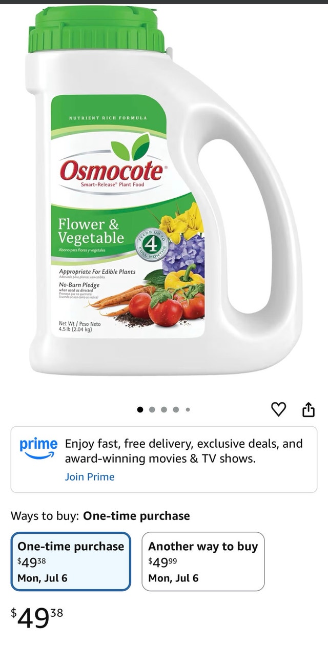 Osmocote Flower & Vegetable Plant Food - photo 3