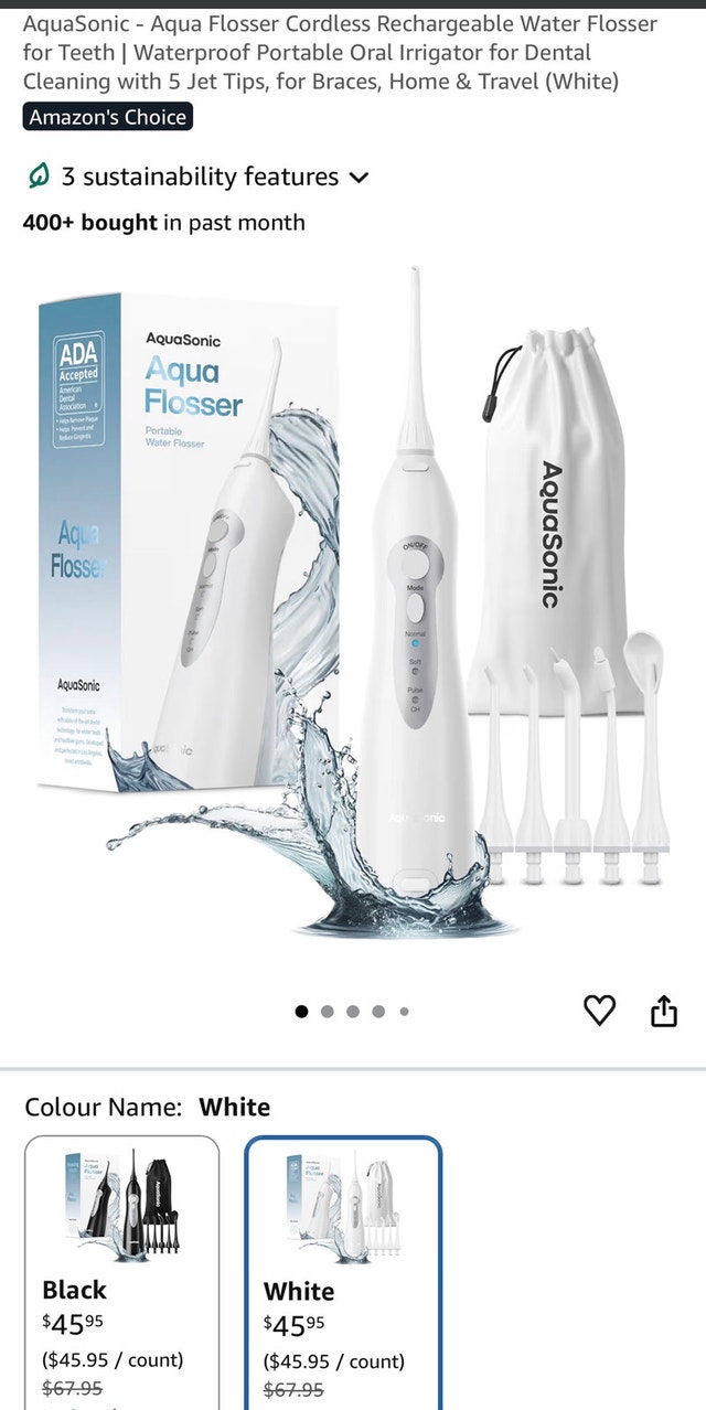 AquaSonic Aqua Flosser - photo 4