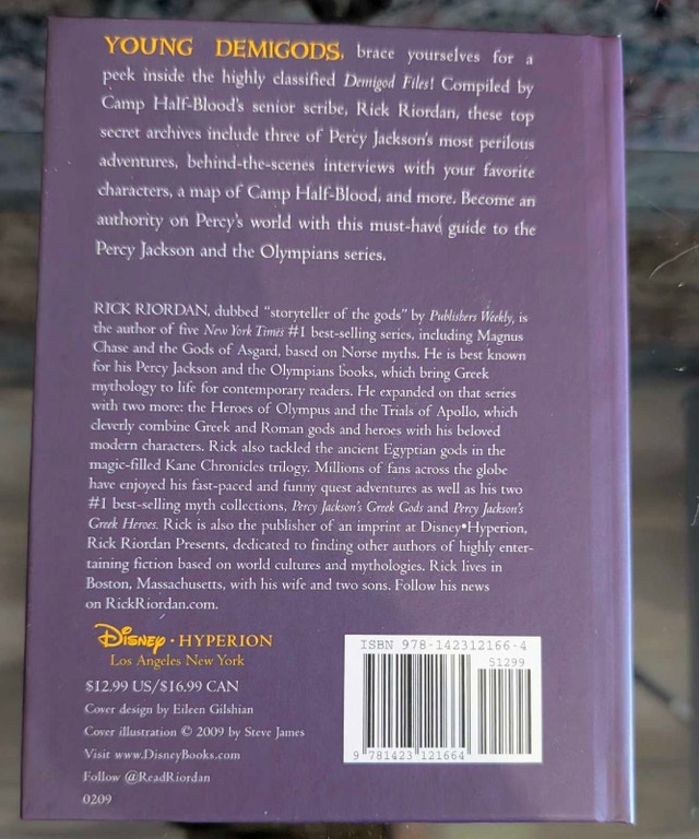 Percy Jackson & The Olympians: The Demigod Files -Rick Riordan - photo 2