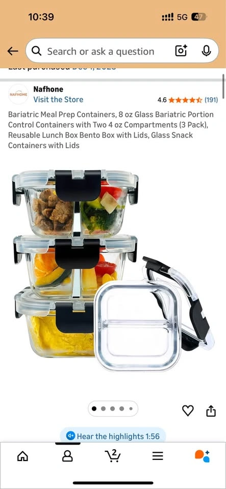 Meal prep glass containers - photo 2