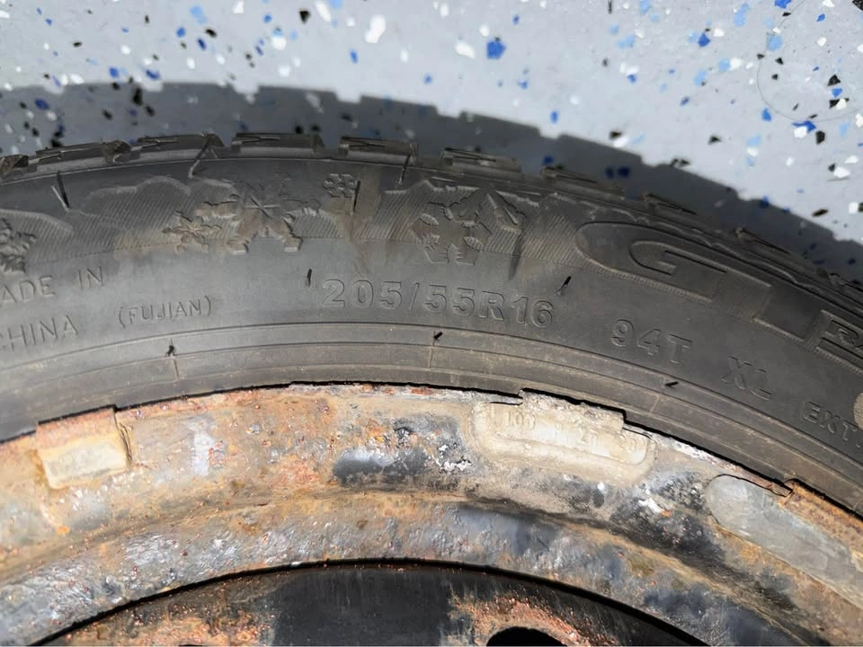 GT Radial 205/55R16 Winter Tire on Steel Rim - photo 4
