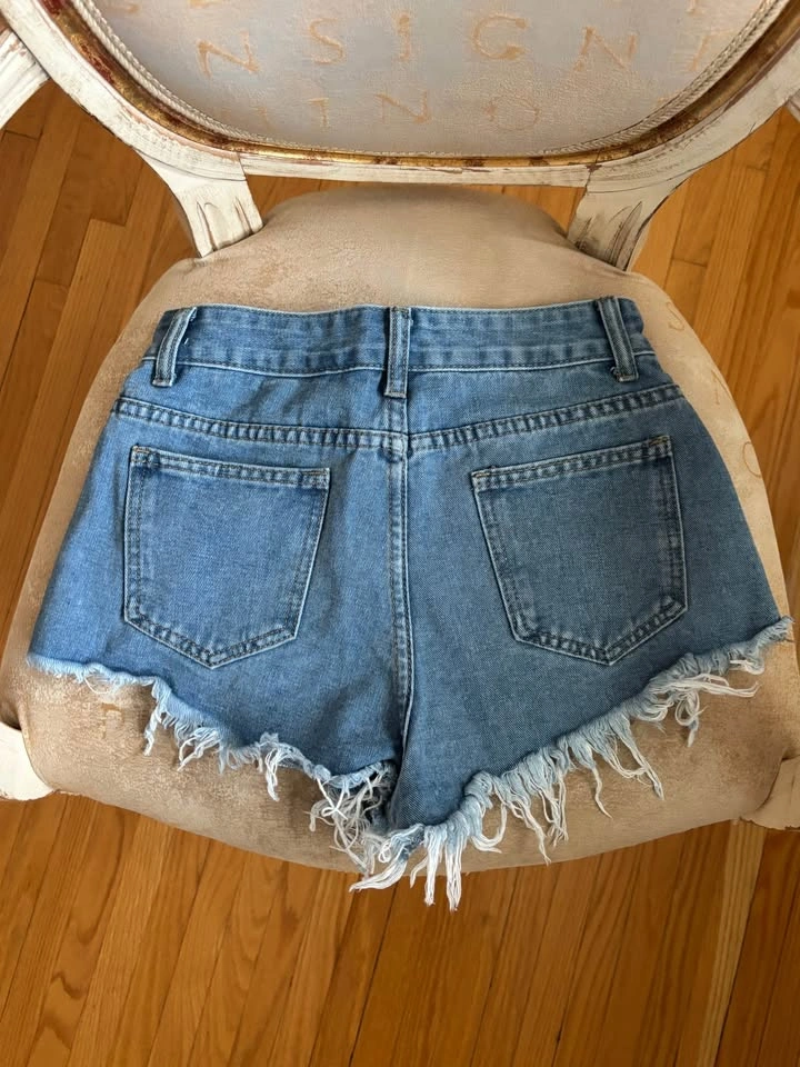 Denim Jean Shorts - Size Petite XS - photo 3