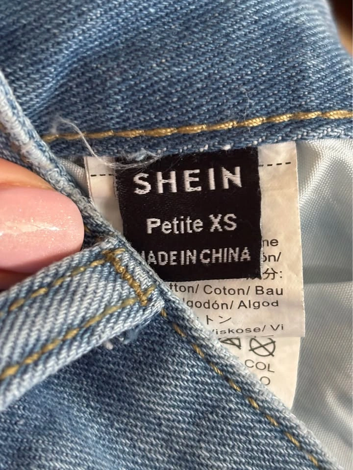 Denim Jean Shorts - Size Petite XS - photo 4