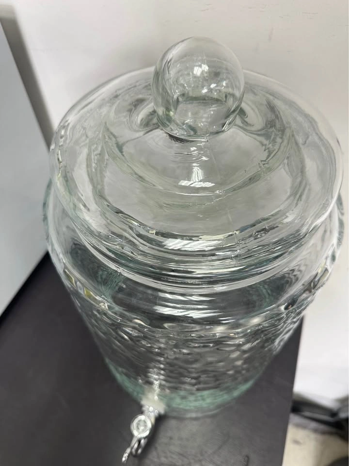 Hammered Glass Beverage Dispenser - photo 4