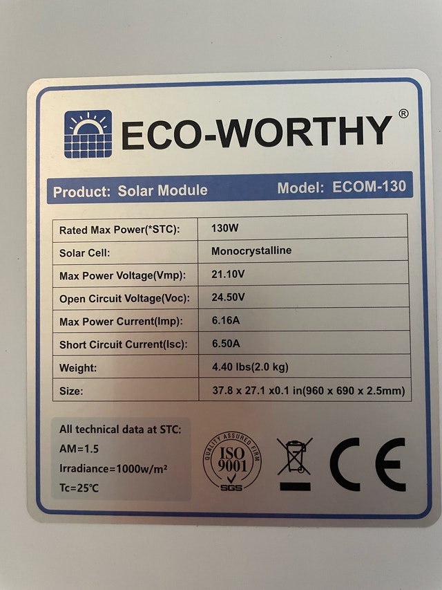 Two 130W Flexible Solar Panels - photo 4