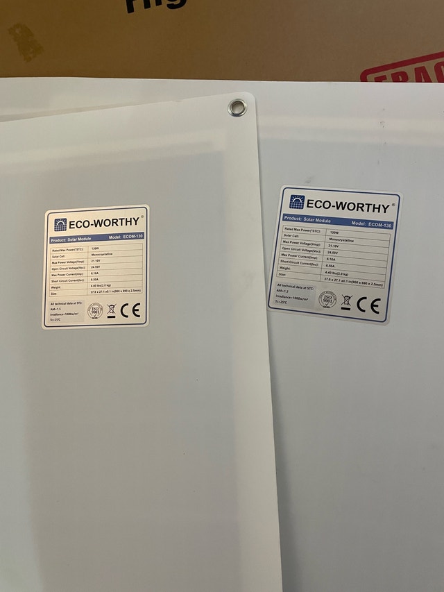 Two 130W Flexible Solar Panels - photo 5