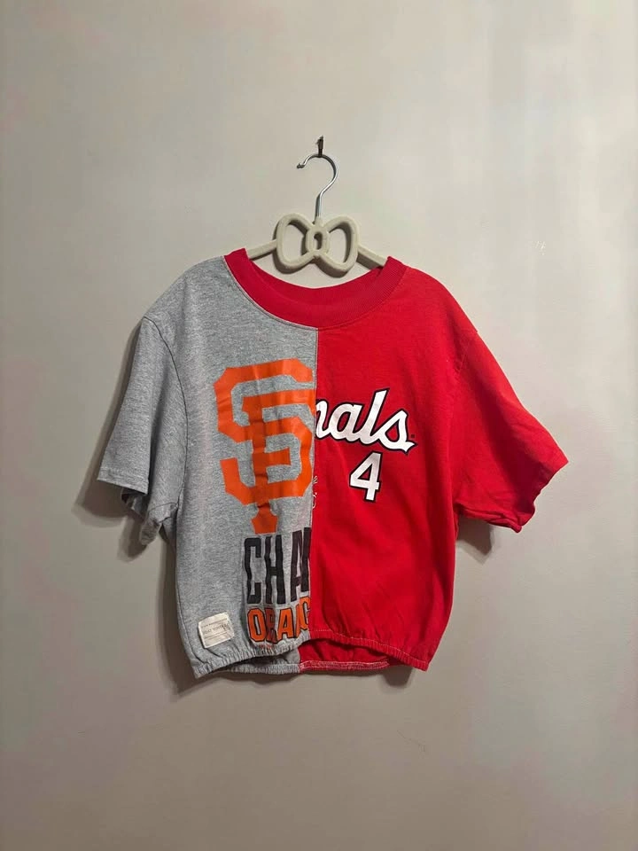 GoatVintage Red & Grey T-Shirt