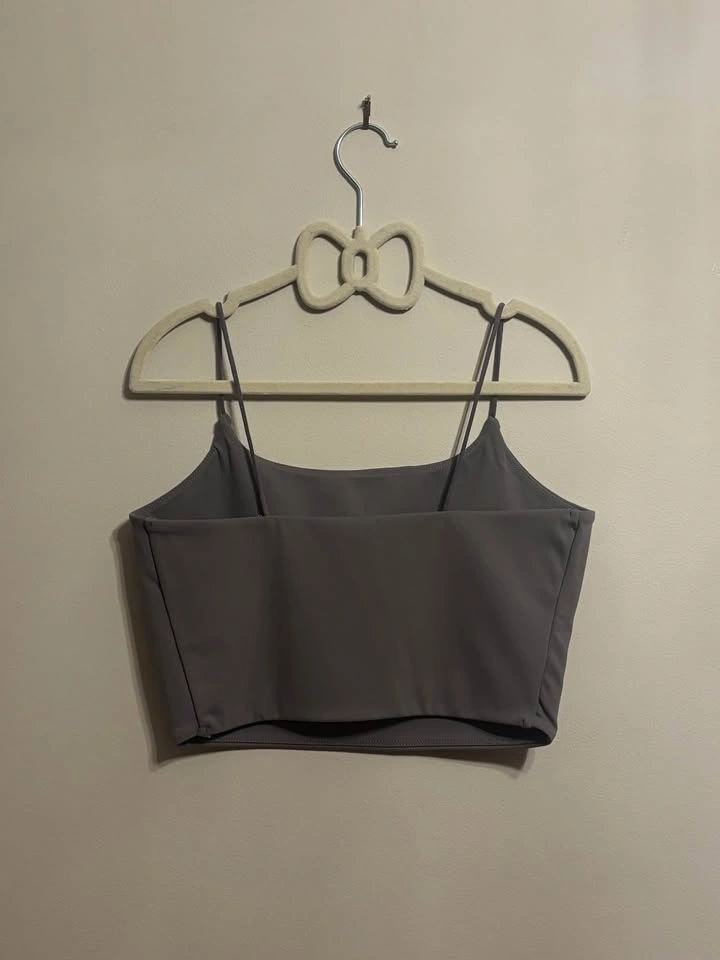Garage Grey Tight Crop Top - Size XS - photo 2