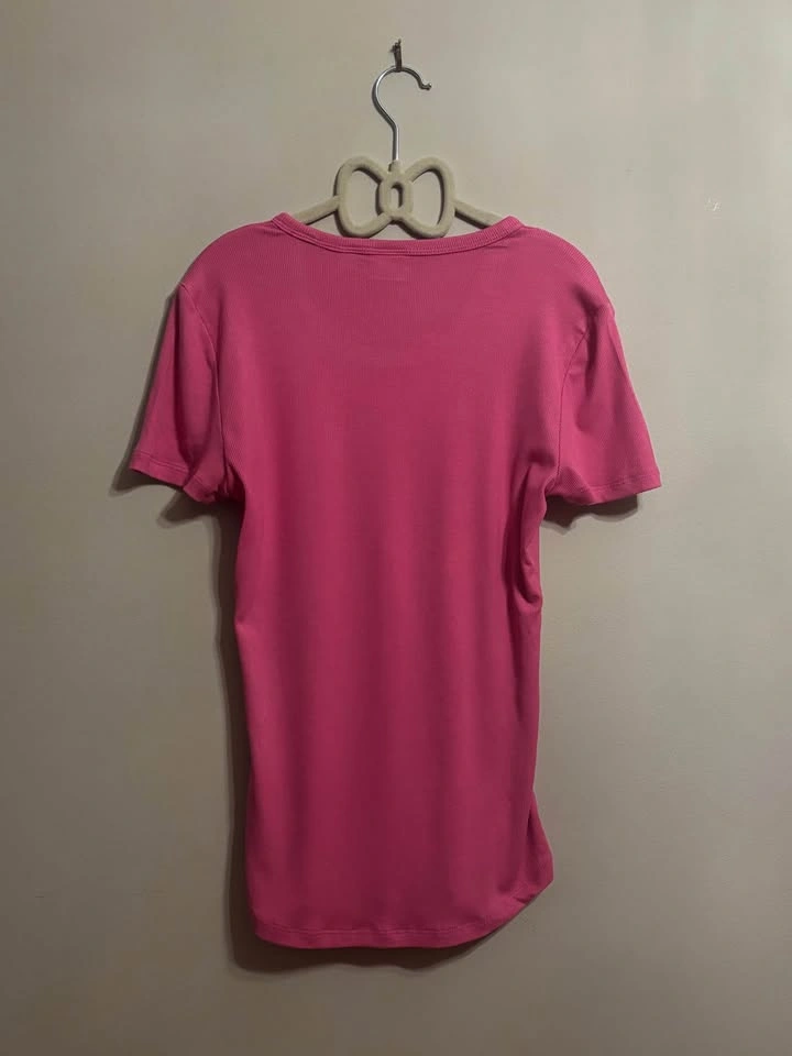 Aritzia ReRib Sunday Best Pink Tight T-Shirt - Size XS - photo 2