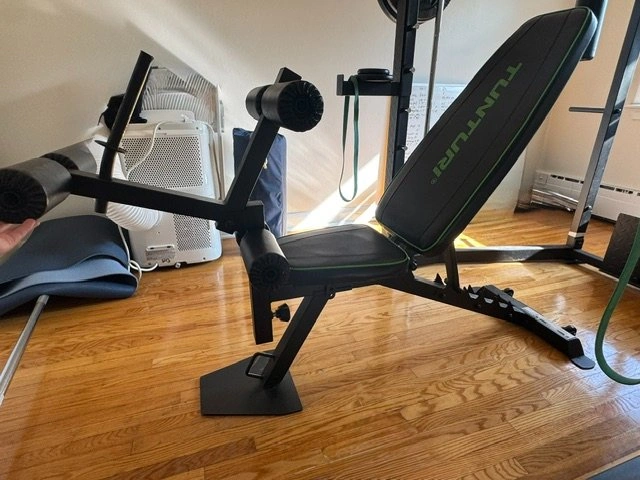 Tunturi UB60 Adjustable Weight Bench + Leg Developer - photo 3