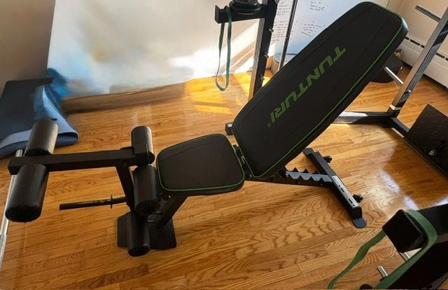 Tunturi UB60 Adjustable Weight Bench + Leg Developer - photo 4
