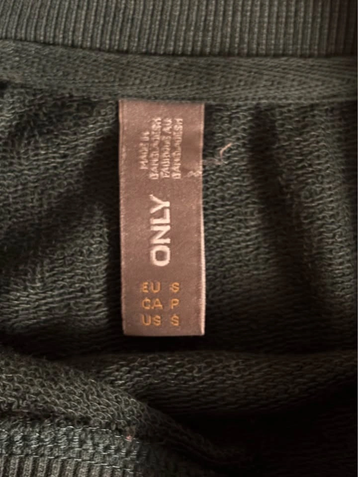 ONLY Forest Green Graphic Crewneck - Size S - photo 3