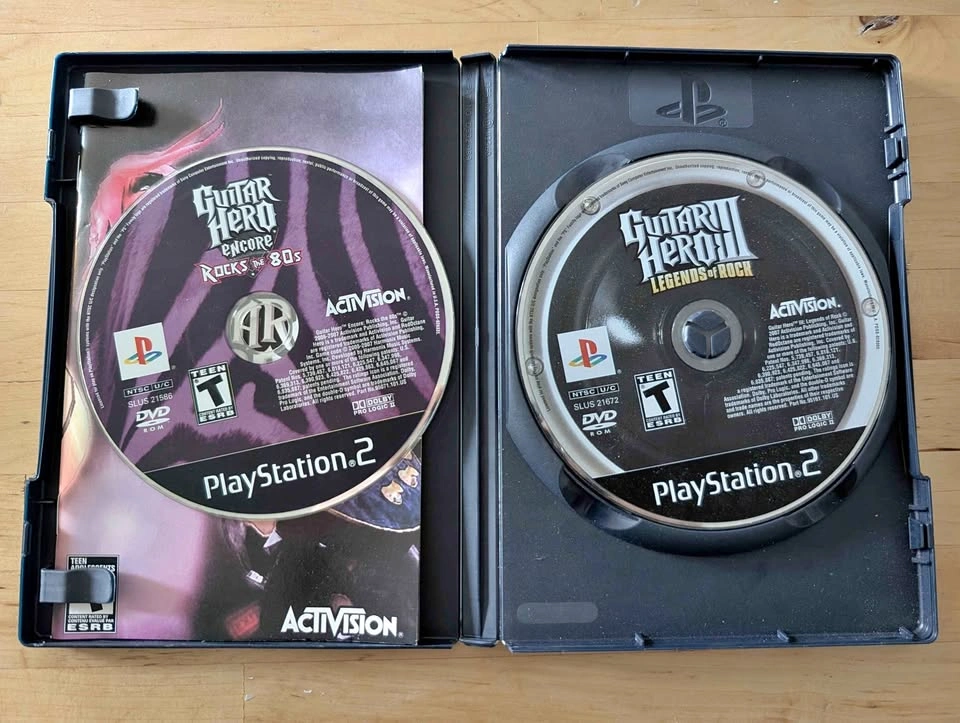 Guitar Hero III Legends of Rock + Guitar Hero Encore Rock the 80