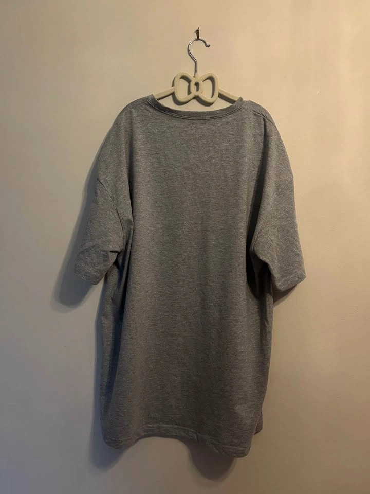 100% Cotton Grey Oversized T-Shirt - Size S - photo 2
