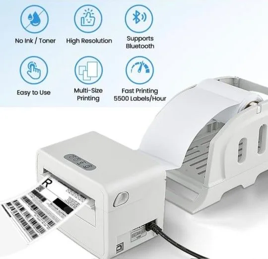 Thermal Label Printer | USB+Bluetooth 4x6 thumbnail