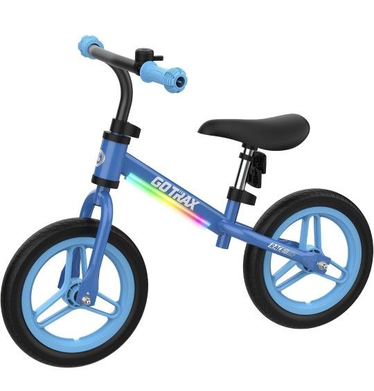 Balance Bike for 2-5, 12" Toddlers Push Bike with LED Light - photo 3