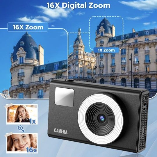 4K Vlogging Camera, 48MP, 16X Zoom - photo 5