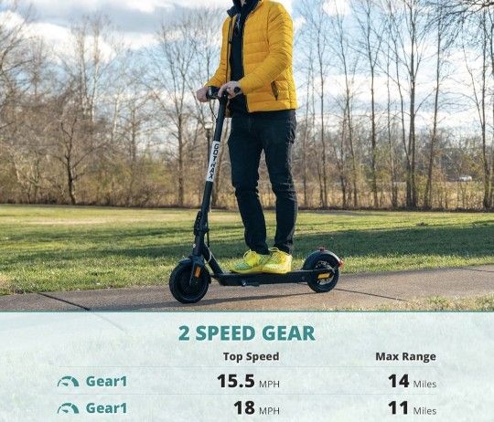 Adults Electric Scooter, 8.5" Tire, 14-16 Mile Range - photo 2