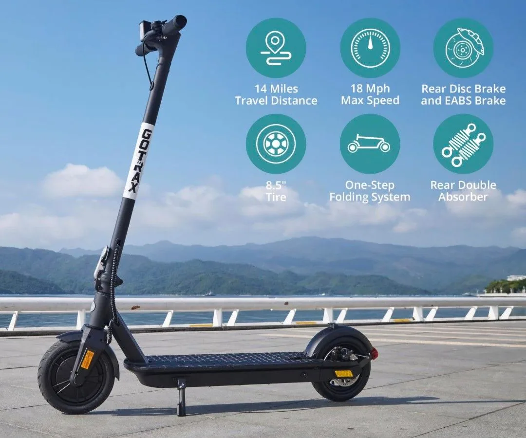 Adults Electric Scooter, 8.5" Tire, 14-16 Mile Range thumbnail