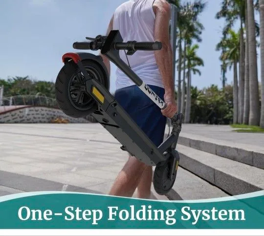 Adults Electric Scooter, 8.5" Tire, 14-16 Mile Range image indicator(3)