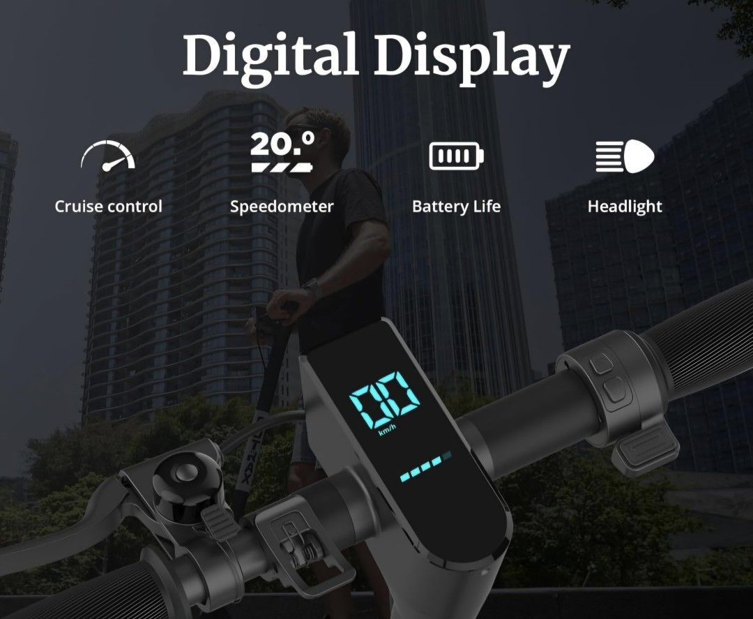 Adults Electric Scooter, 8.5" Tire, 14-16 Mile Range - photo 5