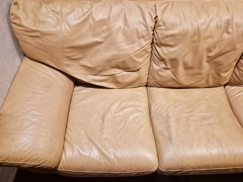 Original Italian Leather Sofa Set image indicator(2)