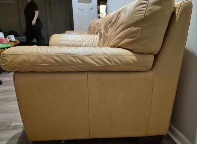 Original Italian Leather Sofa Set - photo 5