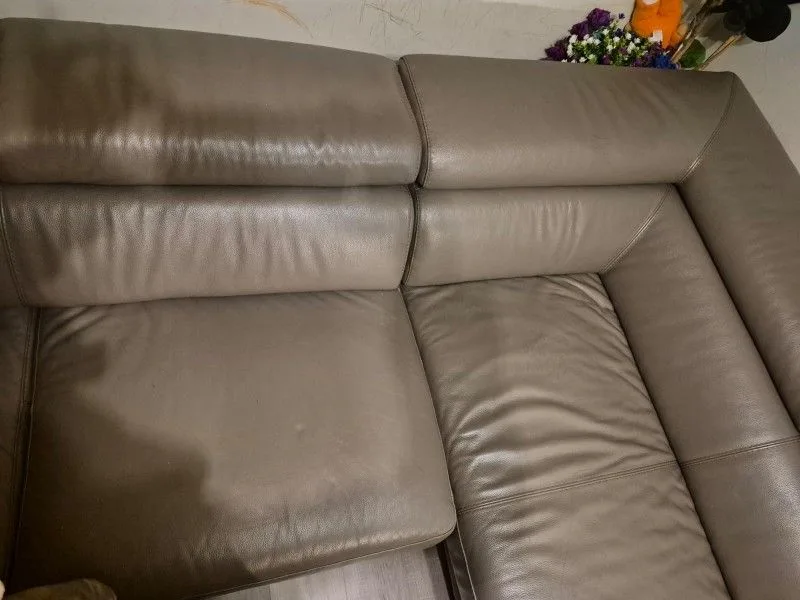 Original Leather L Shaped Sofa image indicator(7)