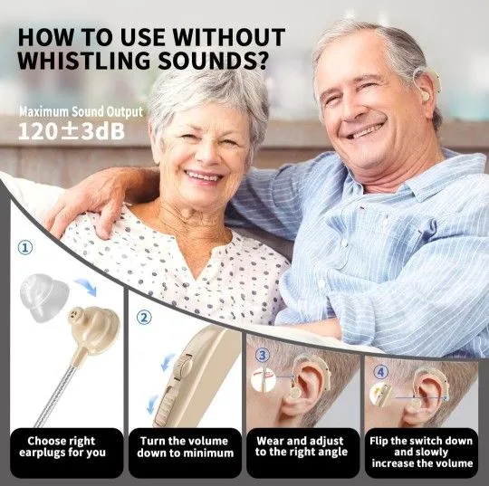 Hearing Aids Hearing Amplifiers for Seniors Rechargeable image indicator(6)