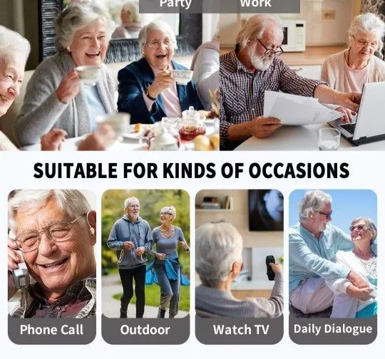 Hearing Aids Hearing Amplifiers for Seniors Rechargeable image indicator(7)