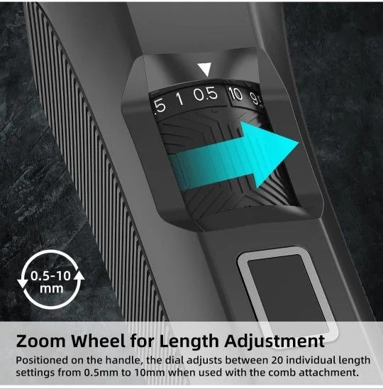 Beard Trimmer for Men - Professional Cordless image indicator(2)