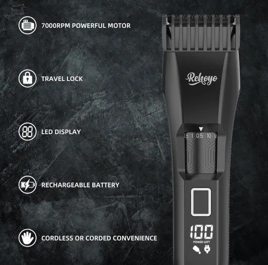 Beard Trimmer for Men - Professional Cordless image indicator(4)