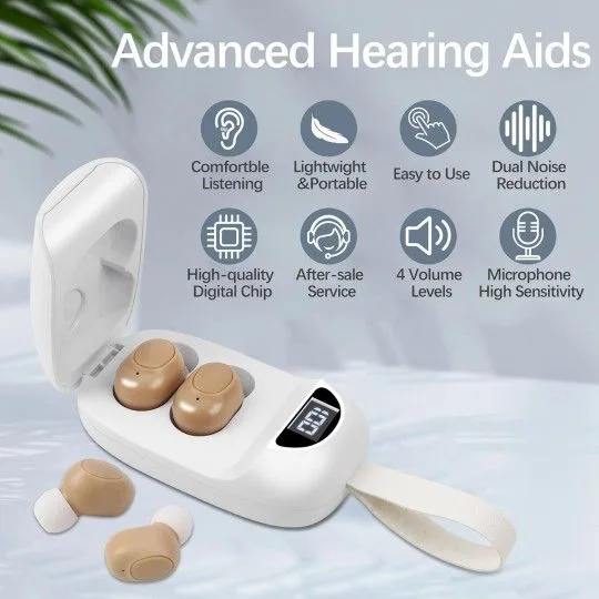 Hearing Aids for Seniors, Rechargeable, Noise Cancelling thumbnail