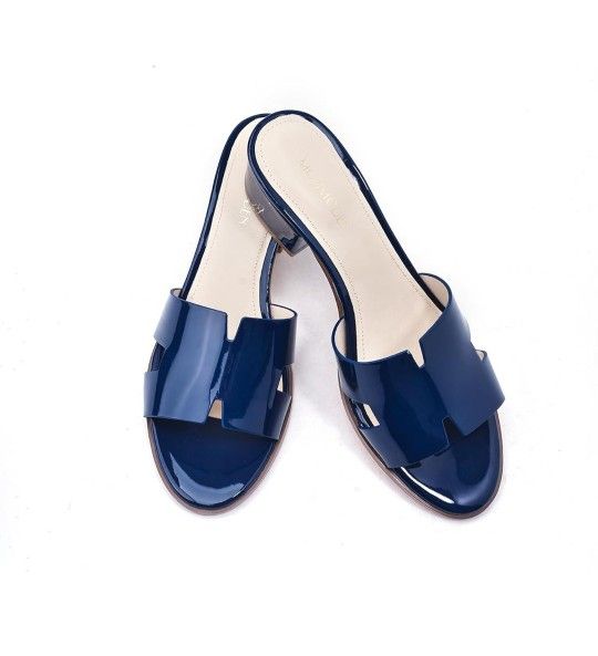 Women's Chunky Open Toe Low Block Heels Size 6.5 - photo 3