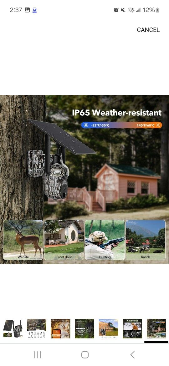 4G LTE Cellular Trail Camera 2K 360° - photo 5