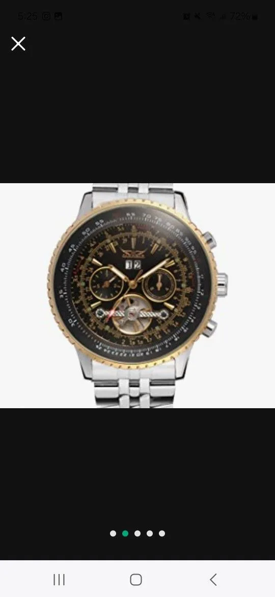 Men's Self Winding Waterproof Automatic Watch image indicator(2)