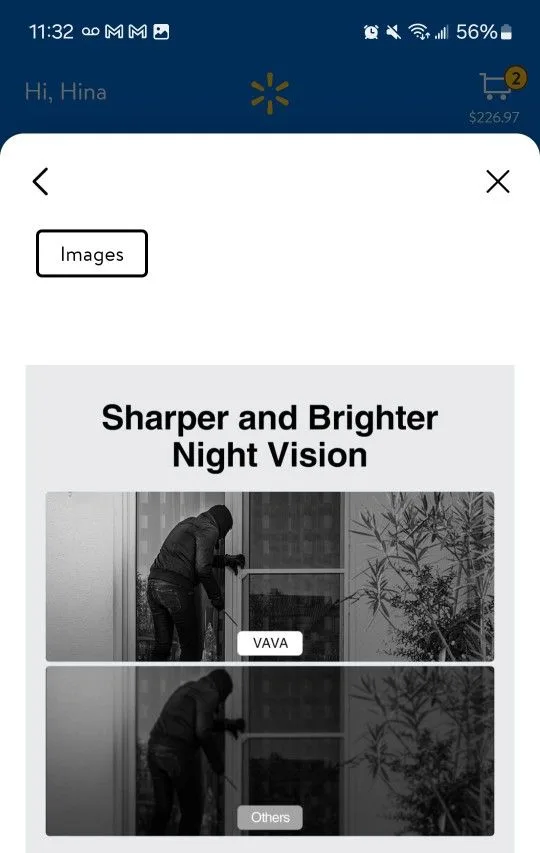 VAVA Wireless Security Camera, 1080P Full HD Wireless Cam image indicator(7)