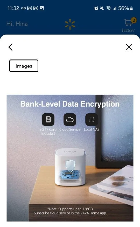 VAVA Wireless Security Camera, 1080P Full HD Wireless Cam image indicator(8)