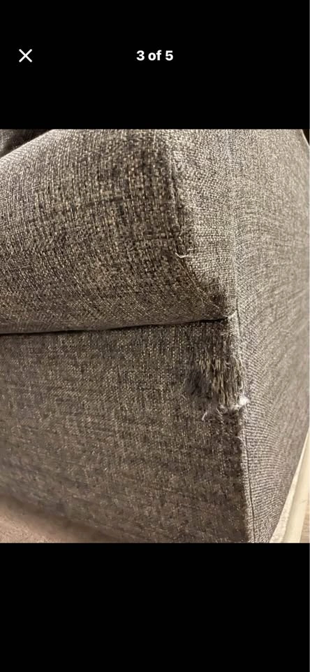 FREE Grey Fabric Loveseat - photo 3