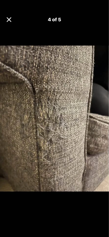 FREE Grey Fabric Loveseat - photo 5