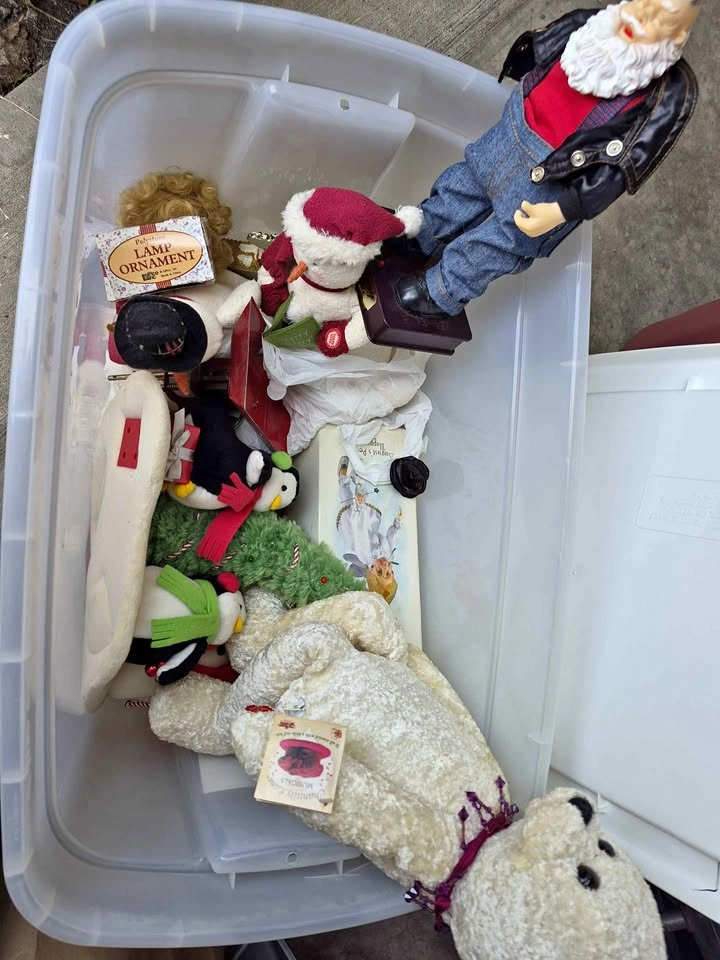 Vintage Christmas Decorations and Figurines Collection
