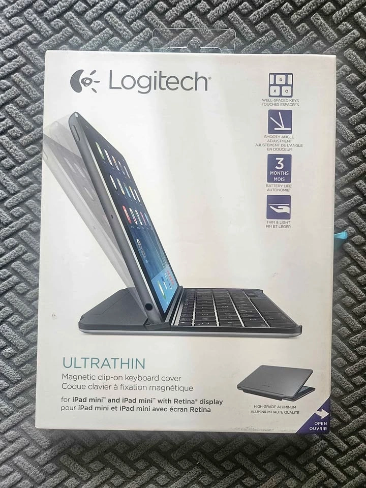 Logitech ultra thin clip on keyboard