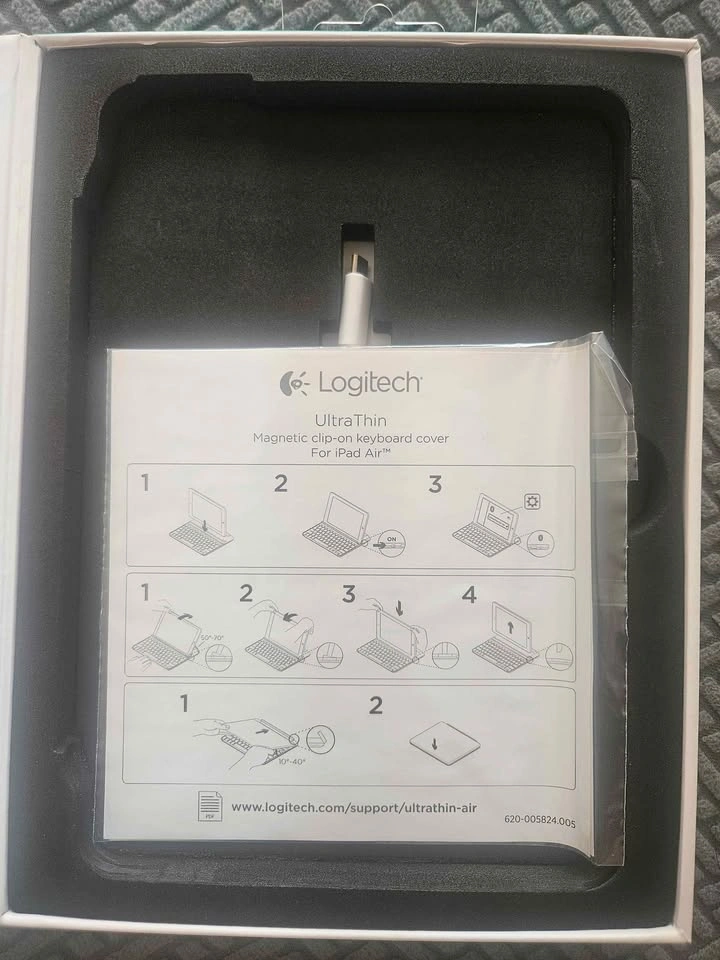 Logitech ultra thin clip on keyboard - photo 5