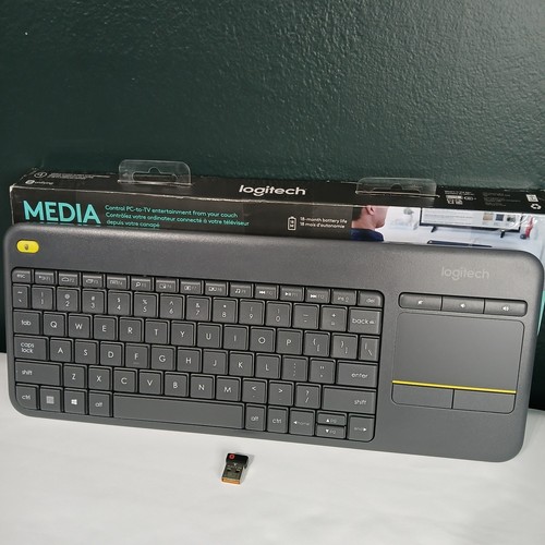 Logitech K400 Plus Wireless Keyboard w/Touchpad + Receiver