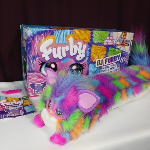 Furby DJ Neon Star Interactive Plush Toy