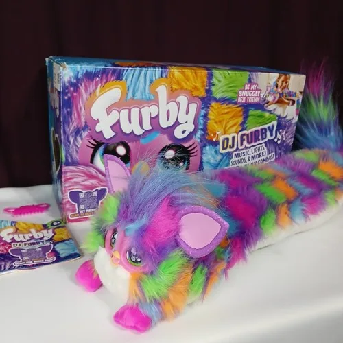 Furby DJ Neon Star Interactive Plush Toy
