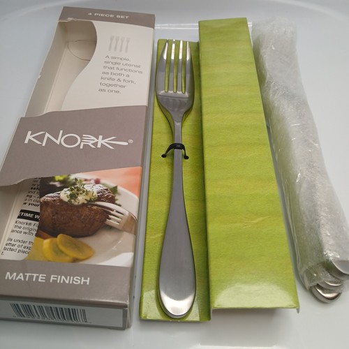 Knork Original Stainless Steel Dinner Forks Set of 4 - photo 4