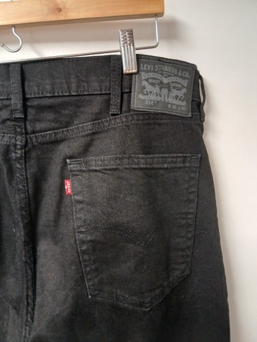 Levi's Men's 514 straight fit jeans black 38 x 30 - photo 2