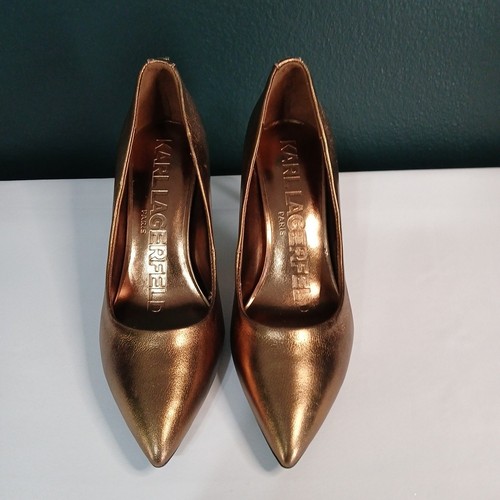 6.5 Karl Lagerfeld Paris Royale Dress Pump Metallic Bronze - photo 2