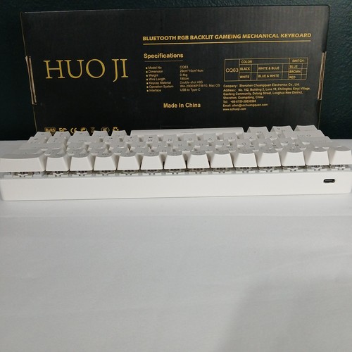 HUO JI CQ63 60% Compact RGB Wireless Mechanical Keyboard - photo 4